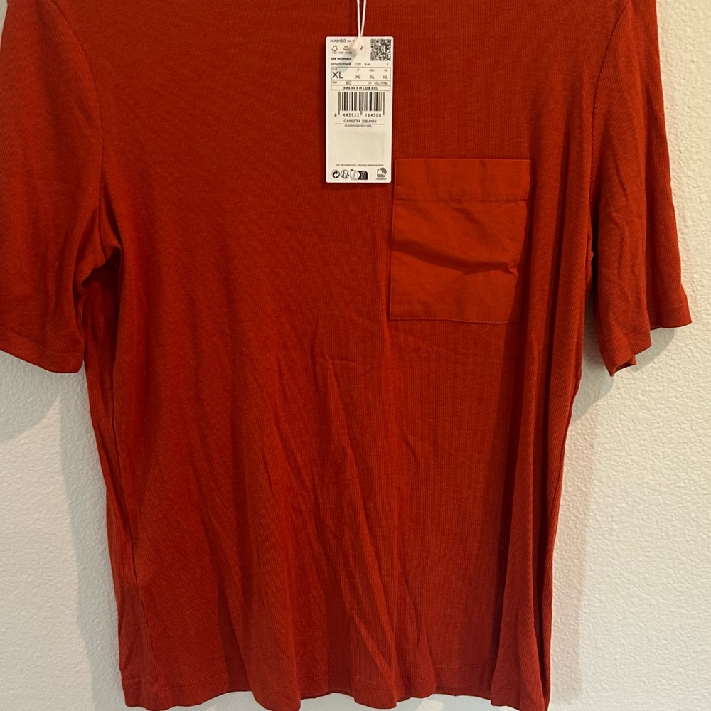 Mango Short Sleeve Tee Essential Casual Wear